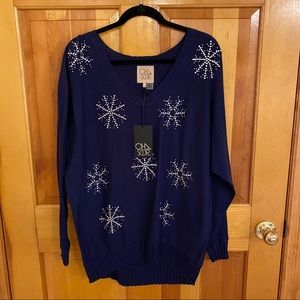 Chaser snowflake sweater